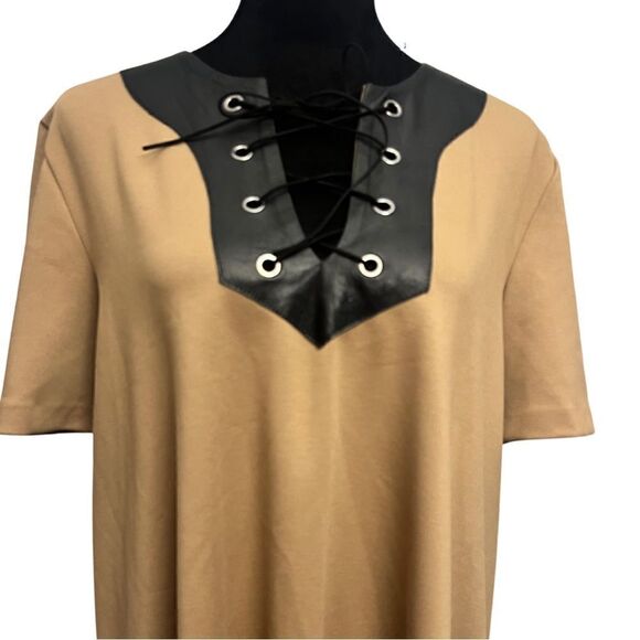 Reconnect Maternity Dress Nude - Picture 4 of 8